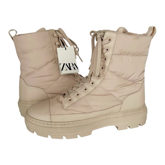 Zara Quilted Nylon Lace Up Boot  
HOST PICK - Picture 3 of 14